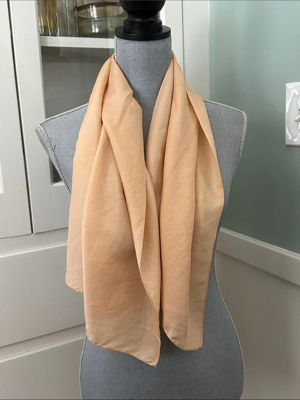 Vintage Peach Lightweight Women's Scarf cravat